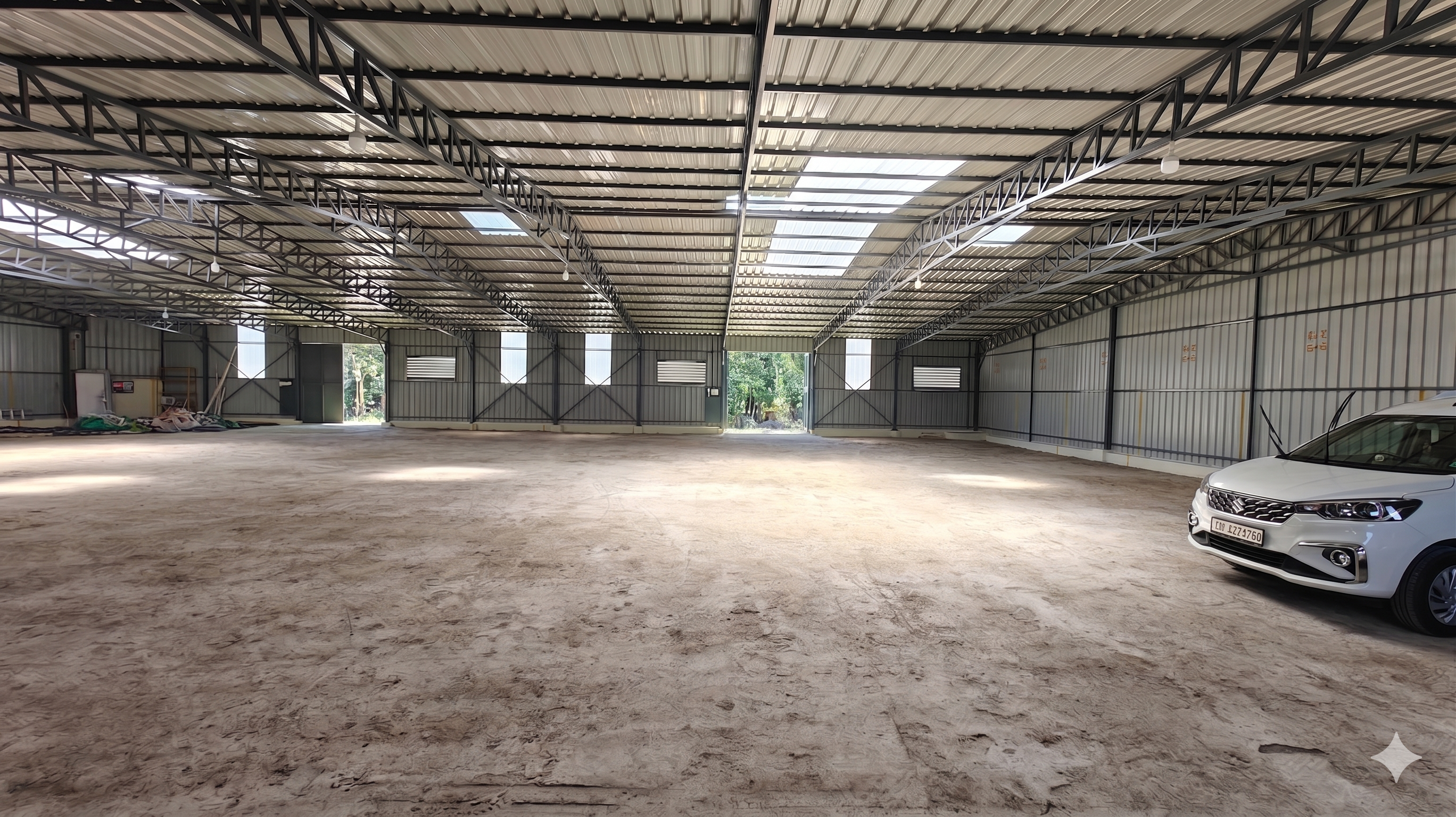 The Royal Nest Car Parking covered shed